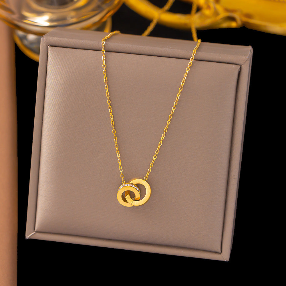 Titanium Steel Necklace Female Versatile Personality