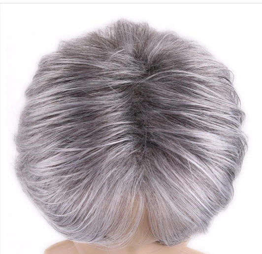 Women's Short Straight Hair Side Bangs Synthetic Wigs