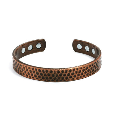 Carved Retro Three Rows Full Magnet Bracelet