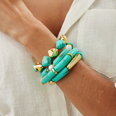 Resin Simple All-match Elbow Stitching Bracelet