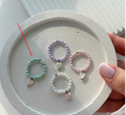 Korean Style Niche Heart Shell Index Finger Ring Versatile Design Bracelet Ring Female Ins Fashion Stacked Ring