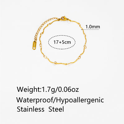 Stainless Steel Ornament Tassel Beaded Design Titanium Steel Jewelry