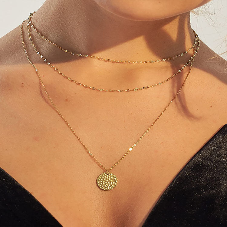 Women's Simple Retro Multilayer Fashion Necklace
