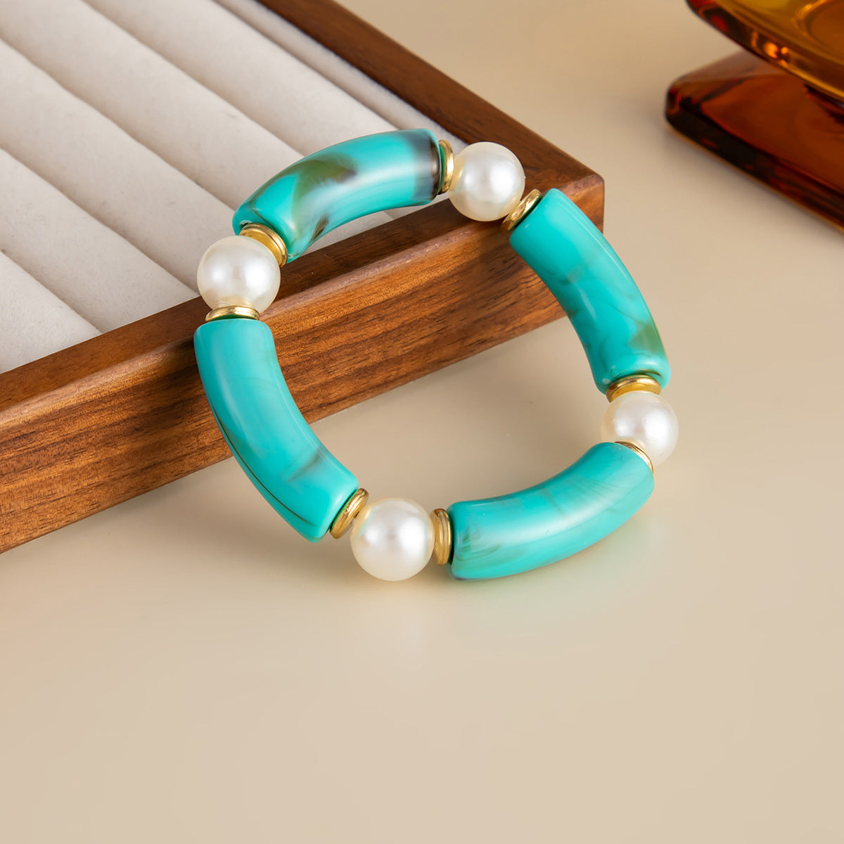 Resin Simple All-match Elbow Stitching Bracelet