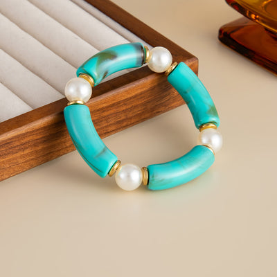 Resin Simple All-match Elbow Stitching Bracelet