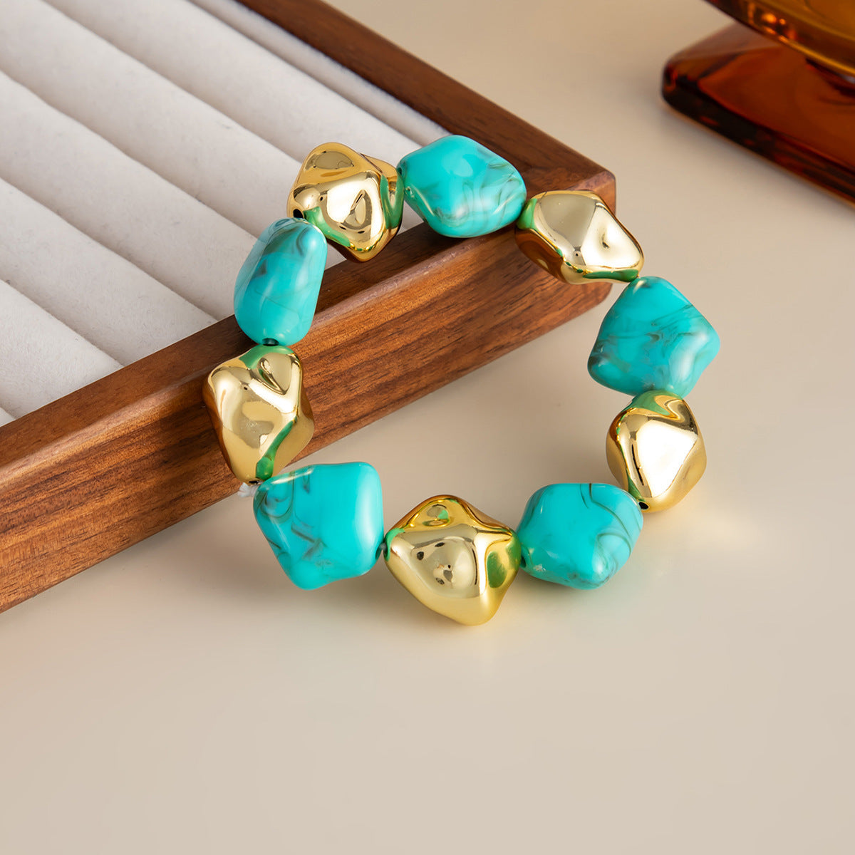 Resin Simple All-match Elbow Stitching Bracelet