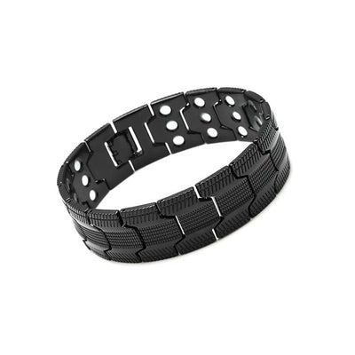 Carved Retro Three Rows Full Magnet Bracelet