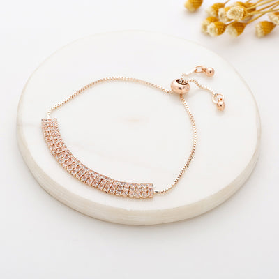 Simple Retractable Diamond Claw Chain Adjustable Bracelet