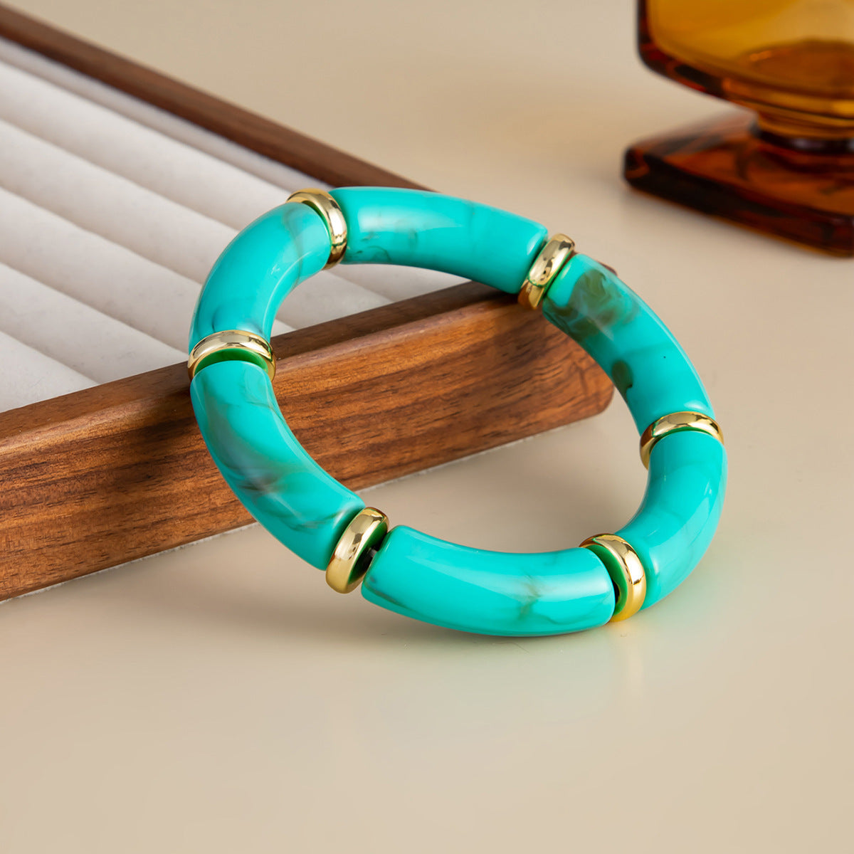 Resin Simple All-match Elbow Stitching Bracelet
