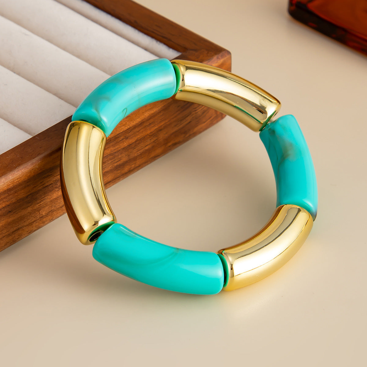 Resin Simple All-match Elbow Stitching Bracelet